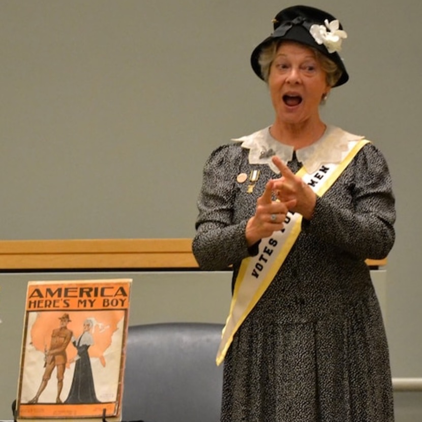 MHS - American women’s suffrage leader