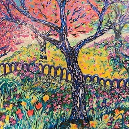 Nella Storm at Muncy Historical Society Art Show